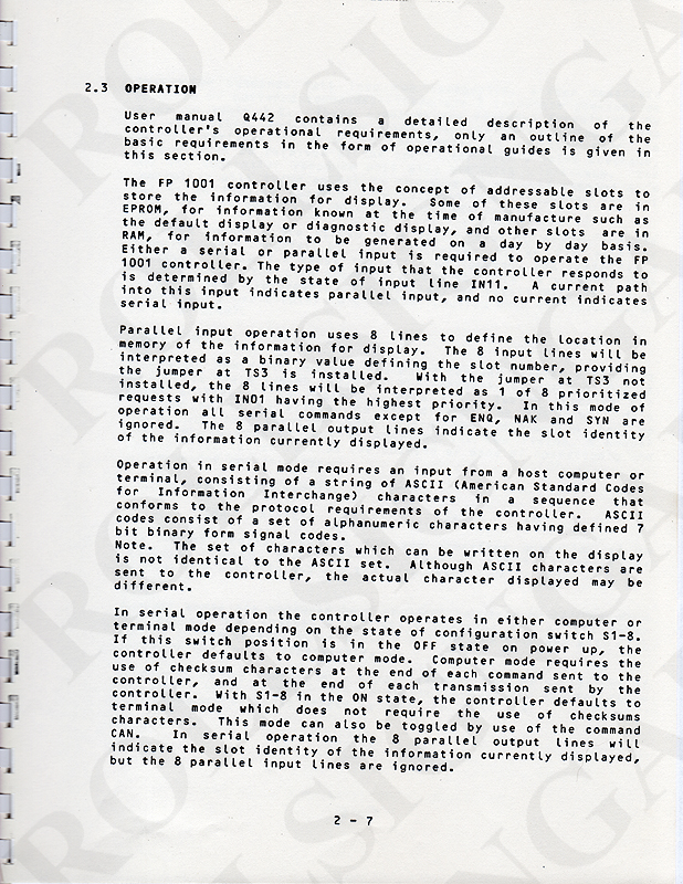 Page 2-7 - Operation, Part 1. (Click / tap the X to close.)