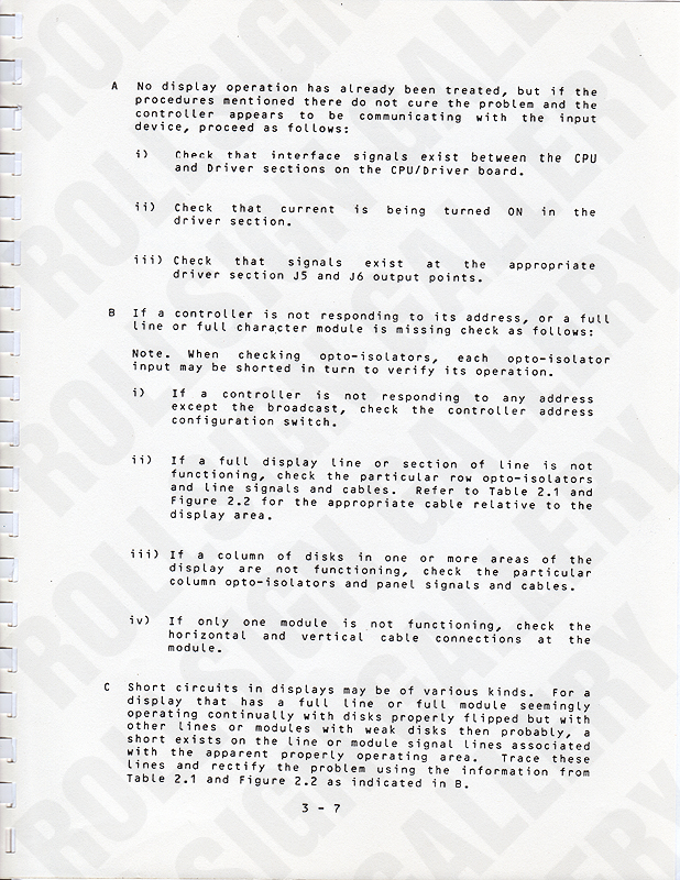 Page 3-7 - Troubleshooting, Part 3. (Click / tap the X to close.)