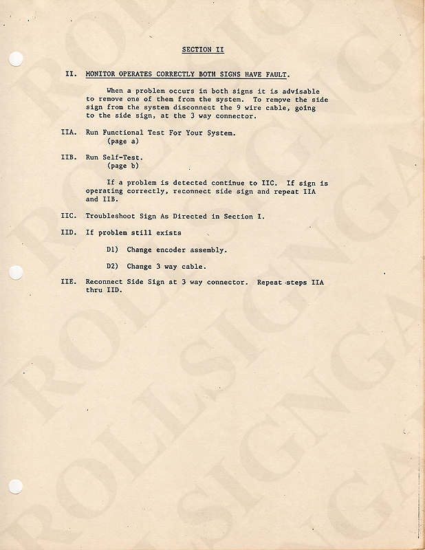 Vultron Troubleshooting Guide: Section 2 - Both Front AND Side Signs. (Click / tap the X to close.)